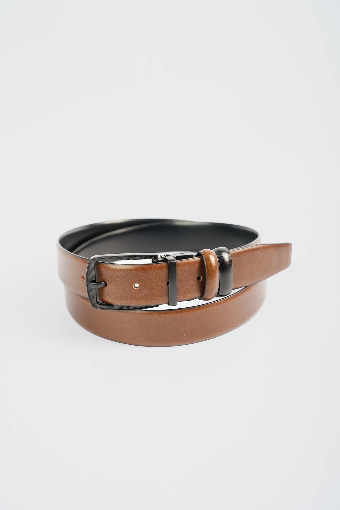 Premium Dual-Tone Reversible Leather Belt