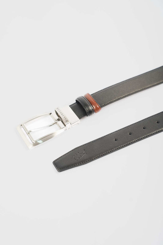 Premium Textured Reversible Leather Belt