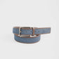 Blue Suede Contrast Belt