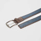 Blue Suede Contrast Belt