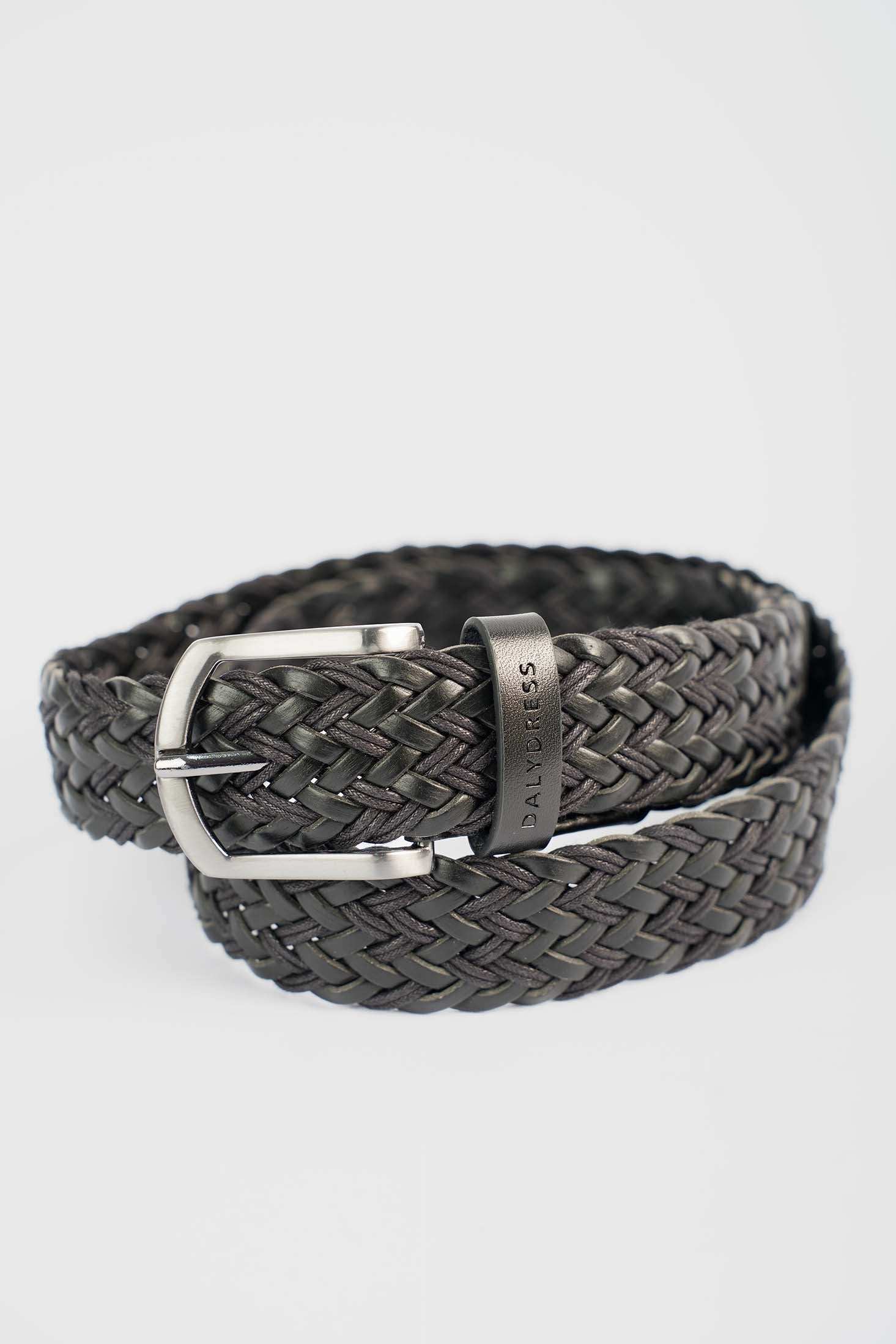 Woven Multi-Material Casual Belt