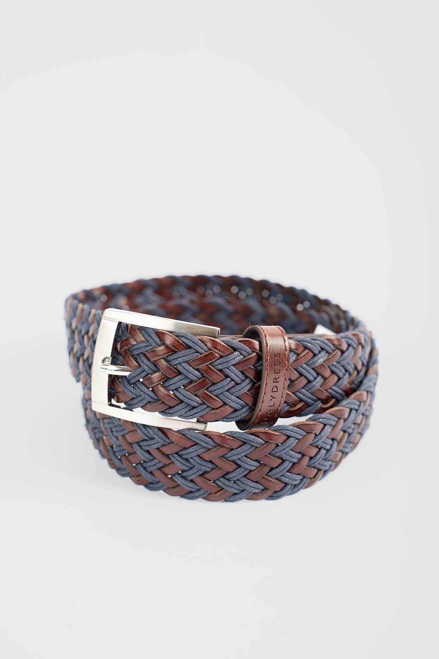 Woven Two-Tone Casual Belt