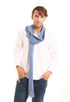 Elegant Soft Plain Scarf Dusty Blue