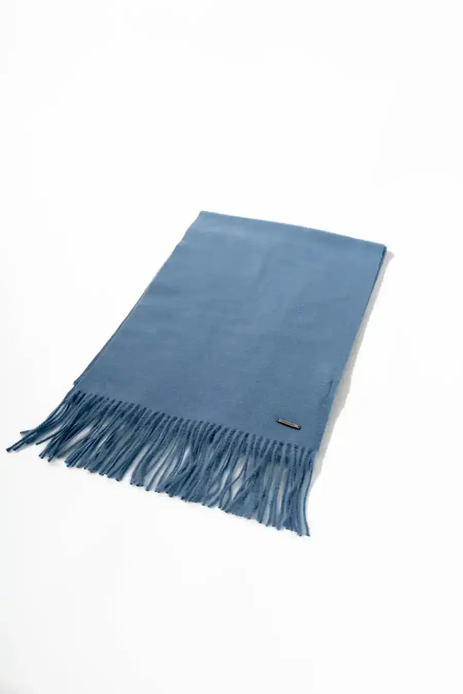 Elegant Soft Plain Scarf Dusty Blue