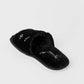 Embroidered Faux Fur Home Slippers