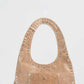 Nude Studded Hobo Bag