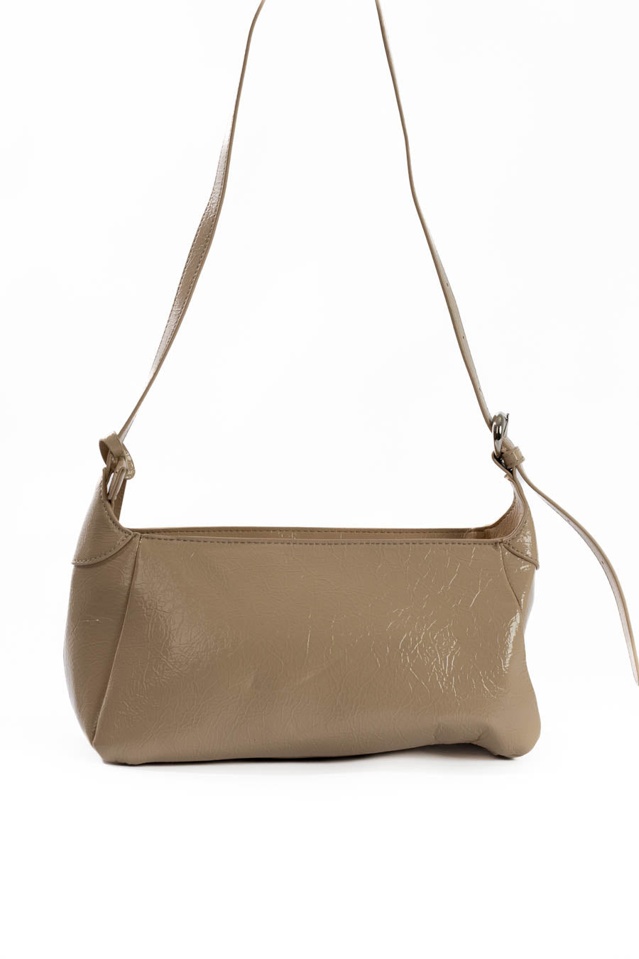 Sleek Minimalist Textured Shoulder-Bag