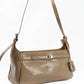 Sleek Minimalist Textured Shoulder-Bag