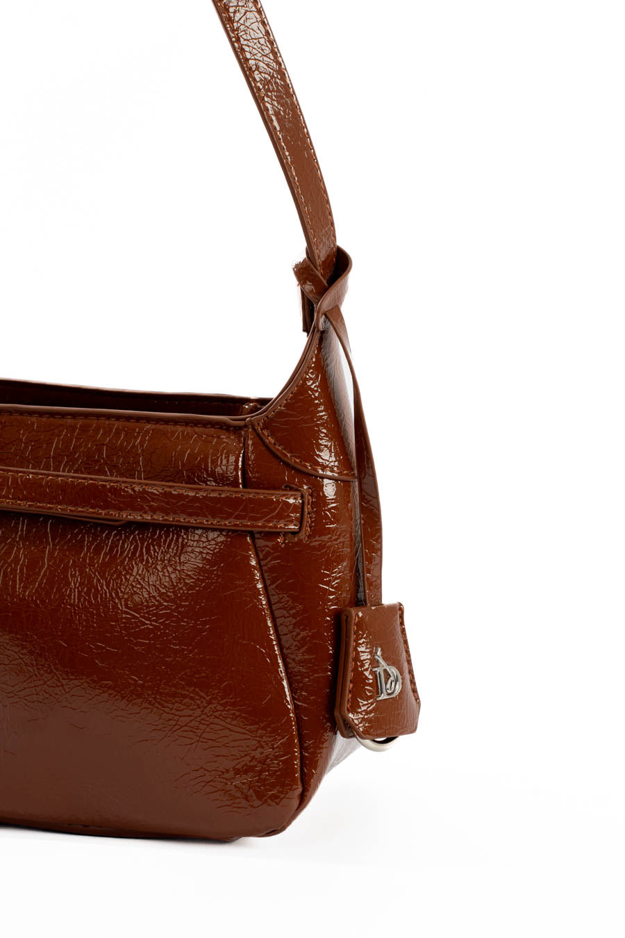 Sleek Minimalist Textured Shoulder-Bag