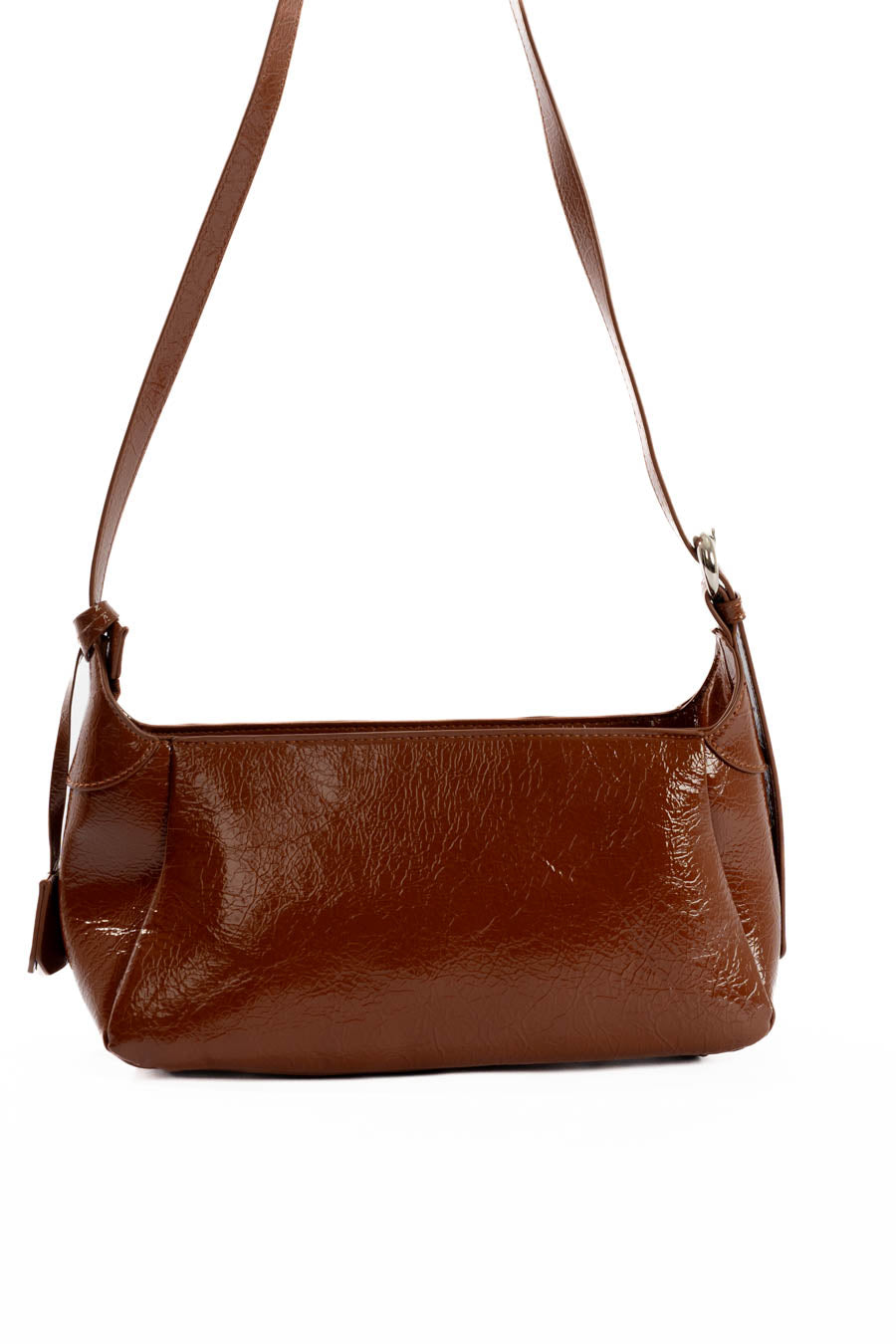Sleek Minimalist Textured Shoulder-Bag