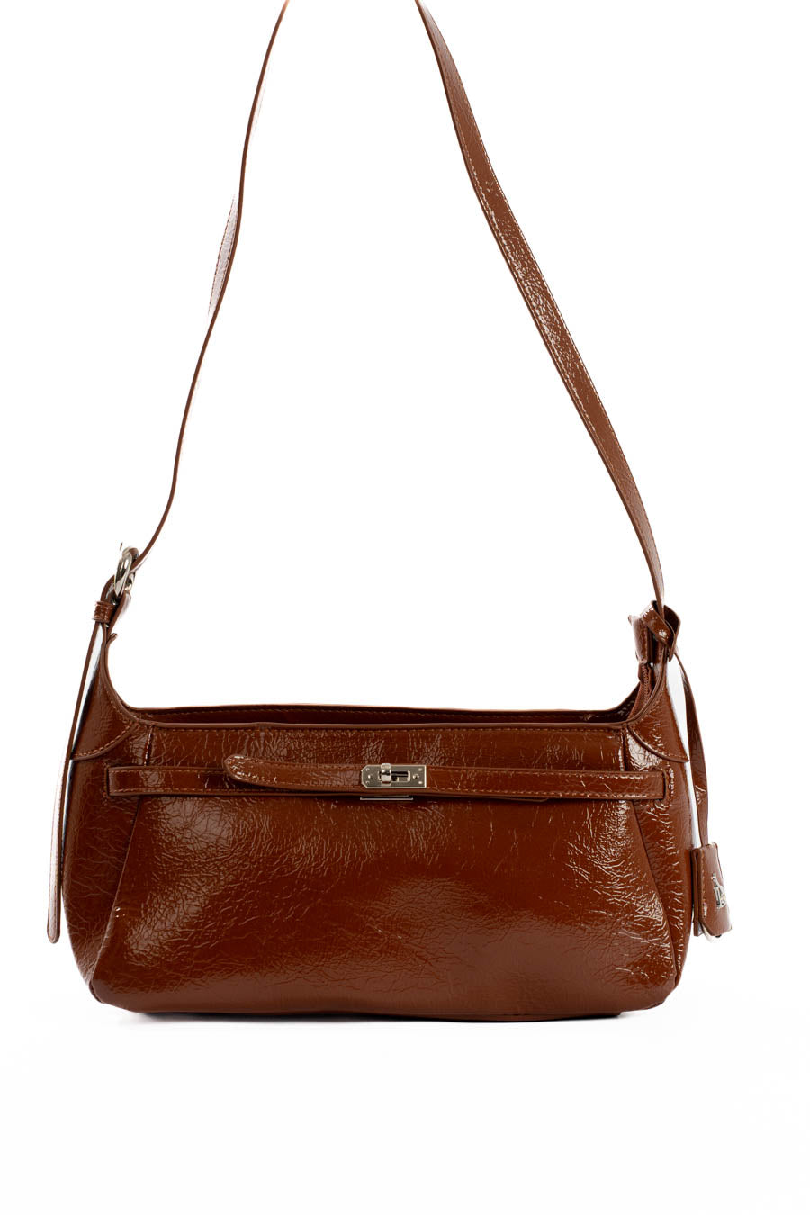 Sleek Minimalist Textured Shoulder-Bag