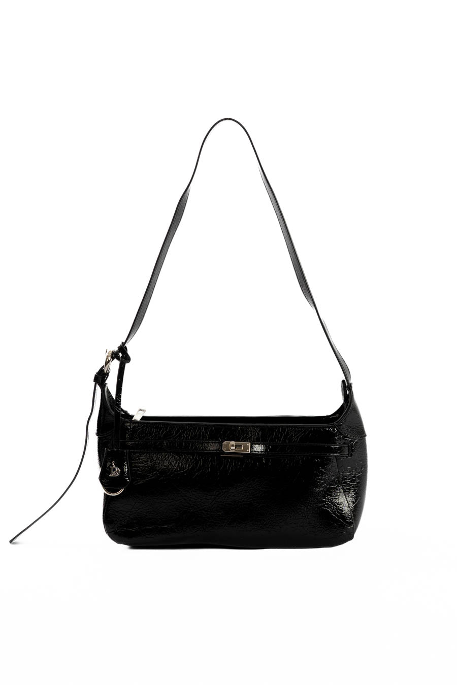 Sleek Minimalist Textured Shoulder-Bag