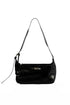 Sleek Minimalist Textured Shoulder-Bag