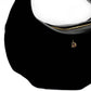 Suede Crescent-Shaped Handbag