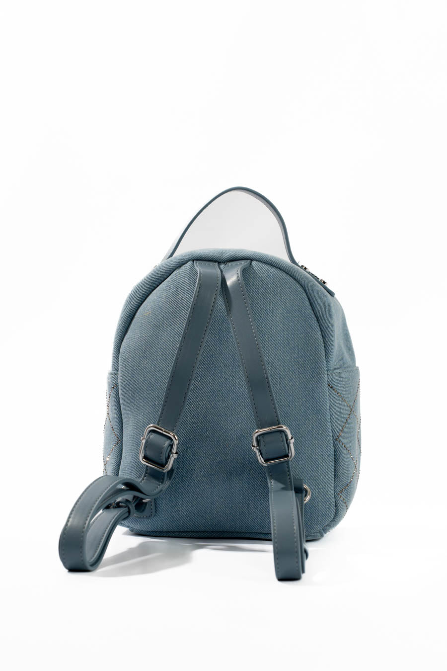Canvas & PU Mini Backpack