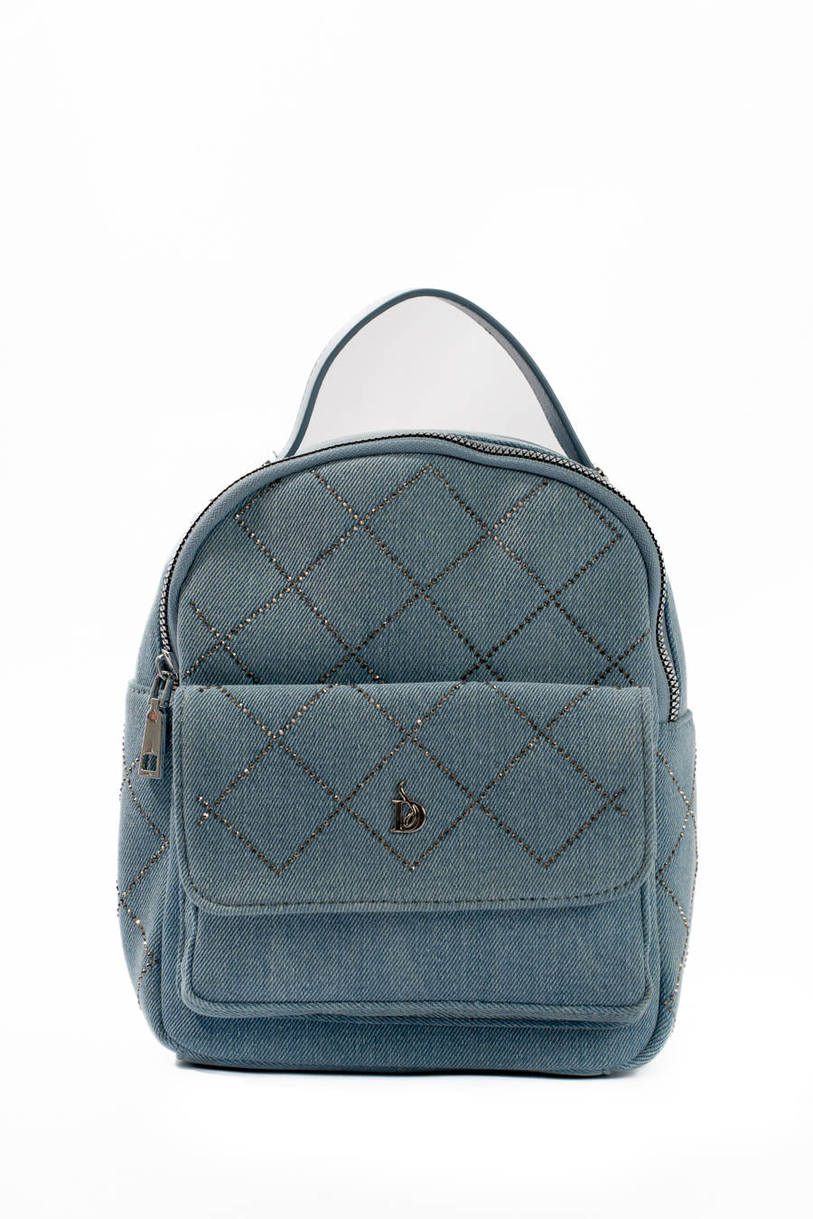 Canvas & PU Mini Backpack