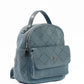 Canvas & PU Mini Backpack