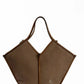 Modern Leather Trimmed Shoulder-Bag
