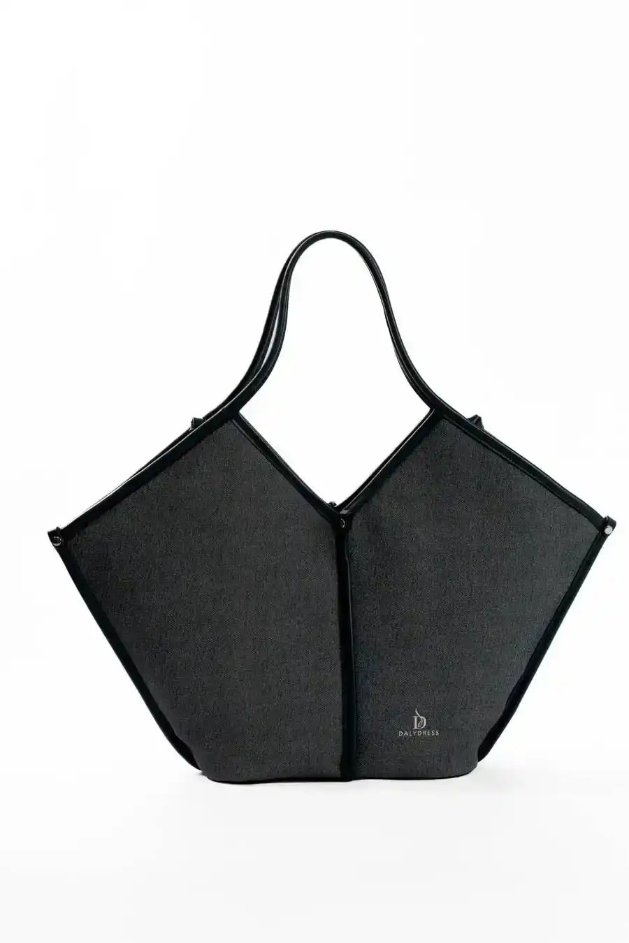 Modern Leather Trimmed Shoulder-Bag