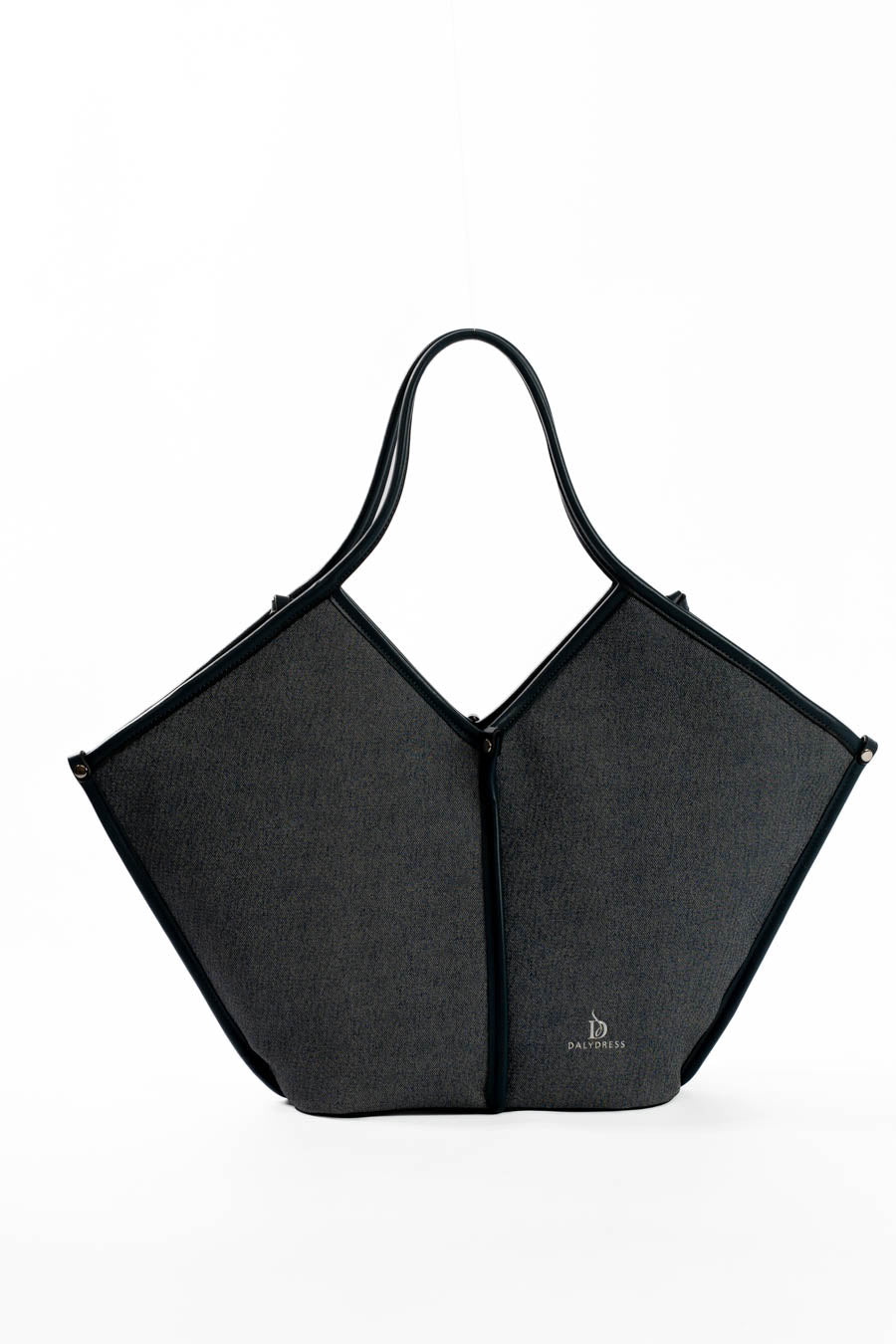 Modern Leather Trimmed Shoulder-Bag