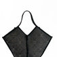 Modern Leather Trimmed Shoulder-Bag
