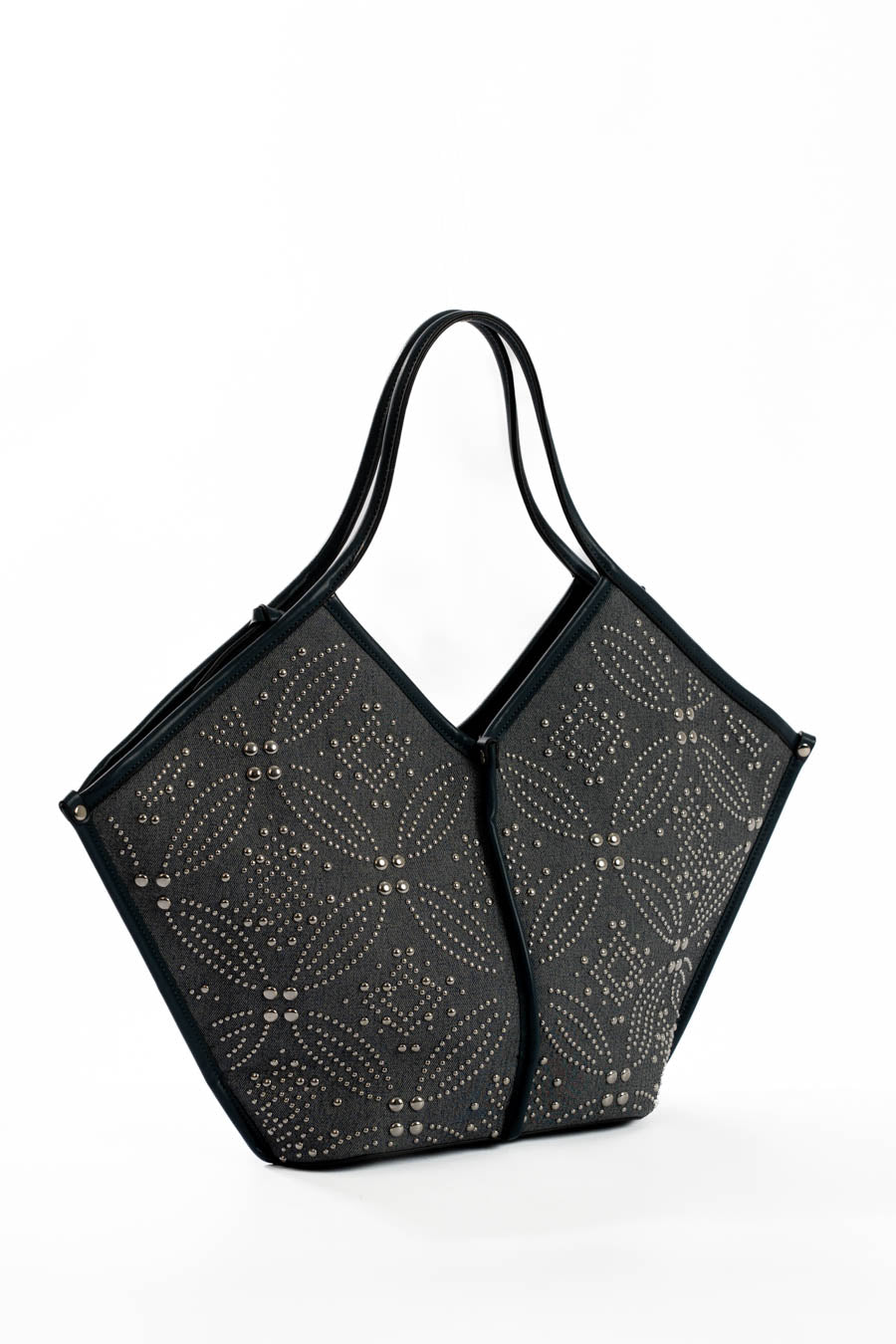 Modern Leather Trimmed Shoulder-Bag