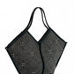 Modern Leather Trimmed Shoulder-Bag