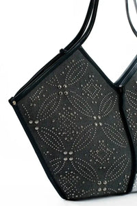 Modern Leather Trimmed Shoulder-Bag