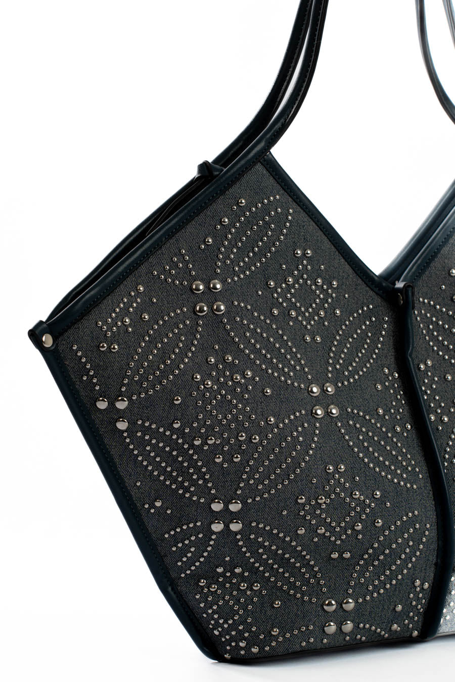 Modern Leather Trimmed Shoulder-Bag