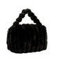 Stylish Beaded Fur Plush Handbag