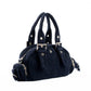 Corduroy Buckled Handle Casual Handbag