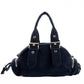 Corduroy Buckled Handle Casual Handbag