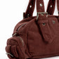 Corduroy Buckled Handle Casual Handbag