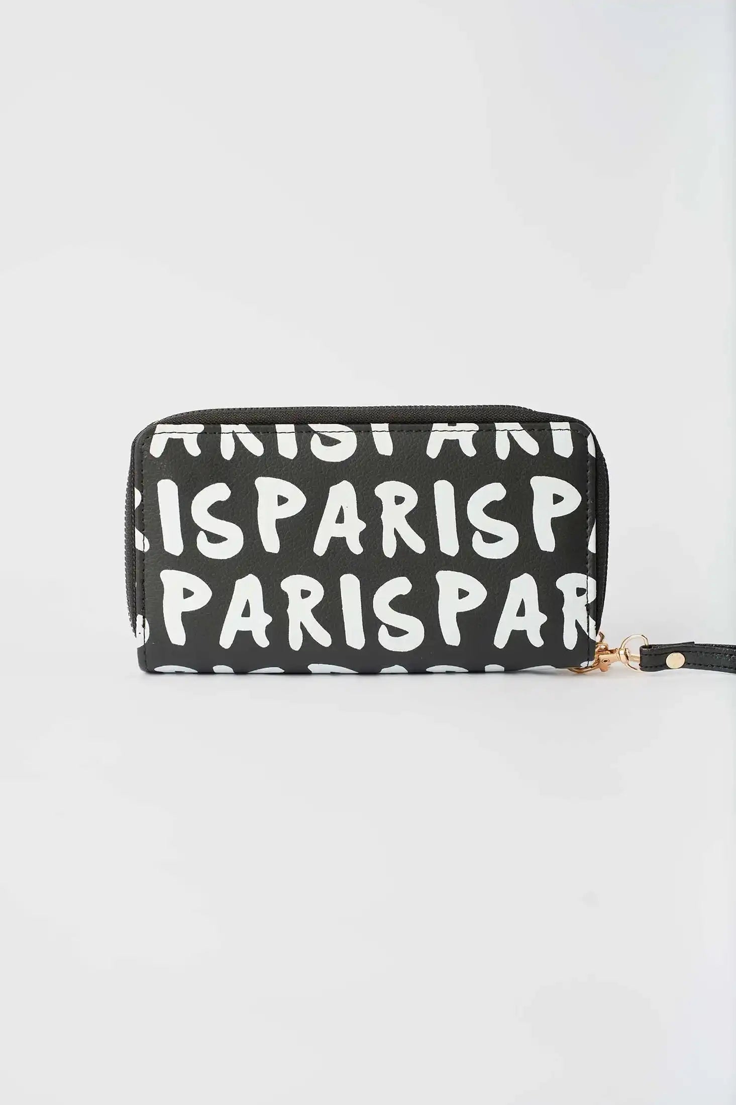 Patterned Zip Essentials Wallet