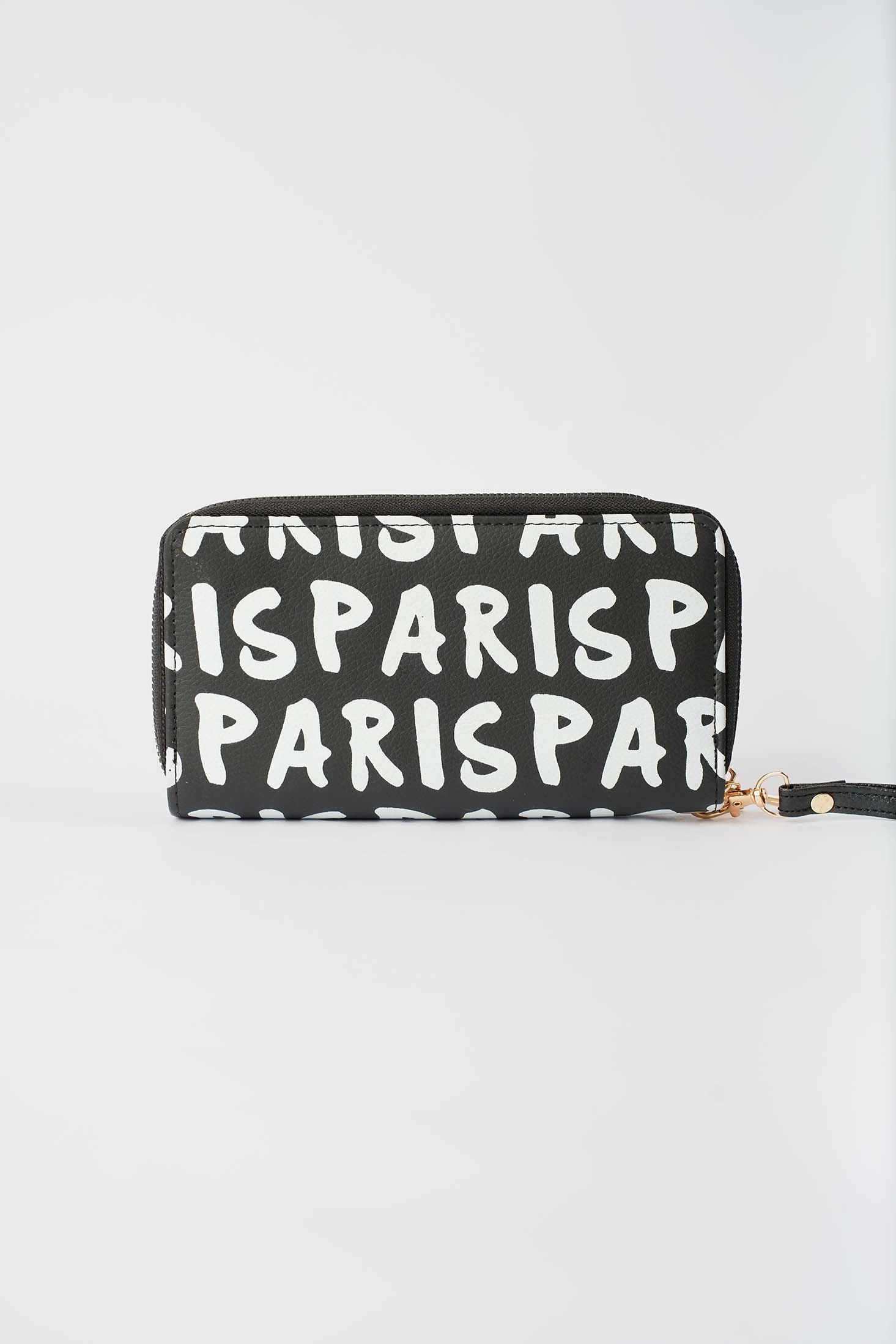 Patterned Zip Essentials Wallet