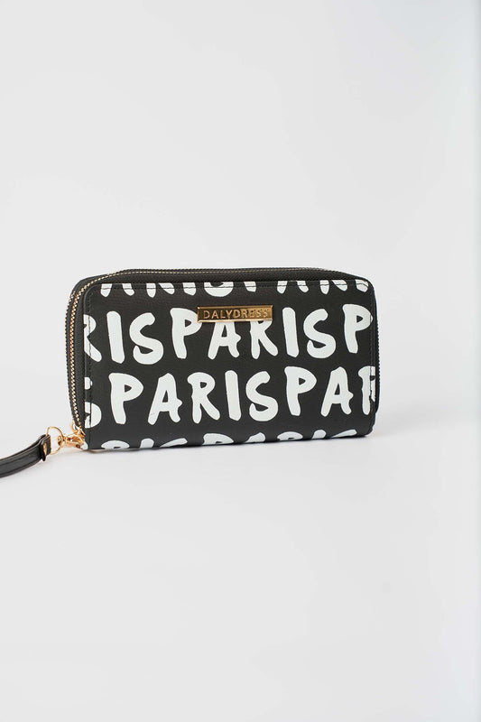Patterned Zip Essentials Wallet