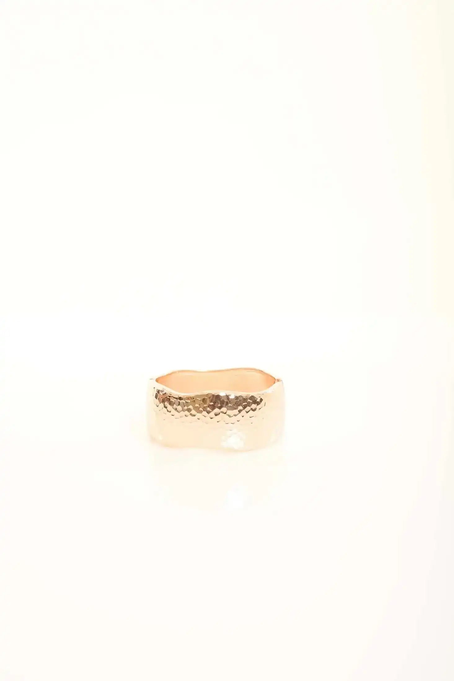 Hammered Metallic Bangle