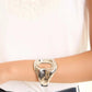 Abstract Metallic Cuff Bracelet