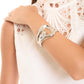 Abstract Metallic Cuff Bracelet