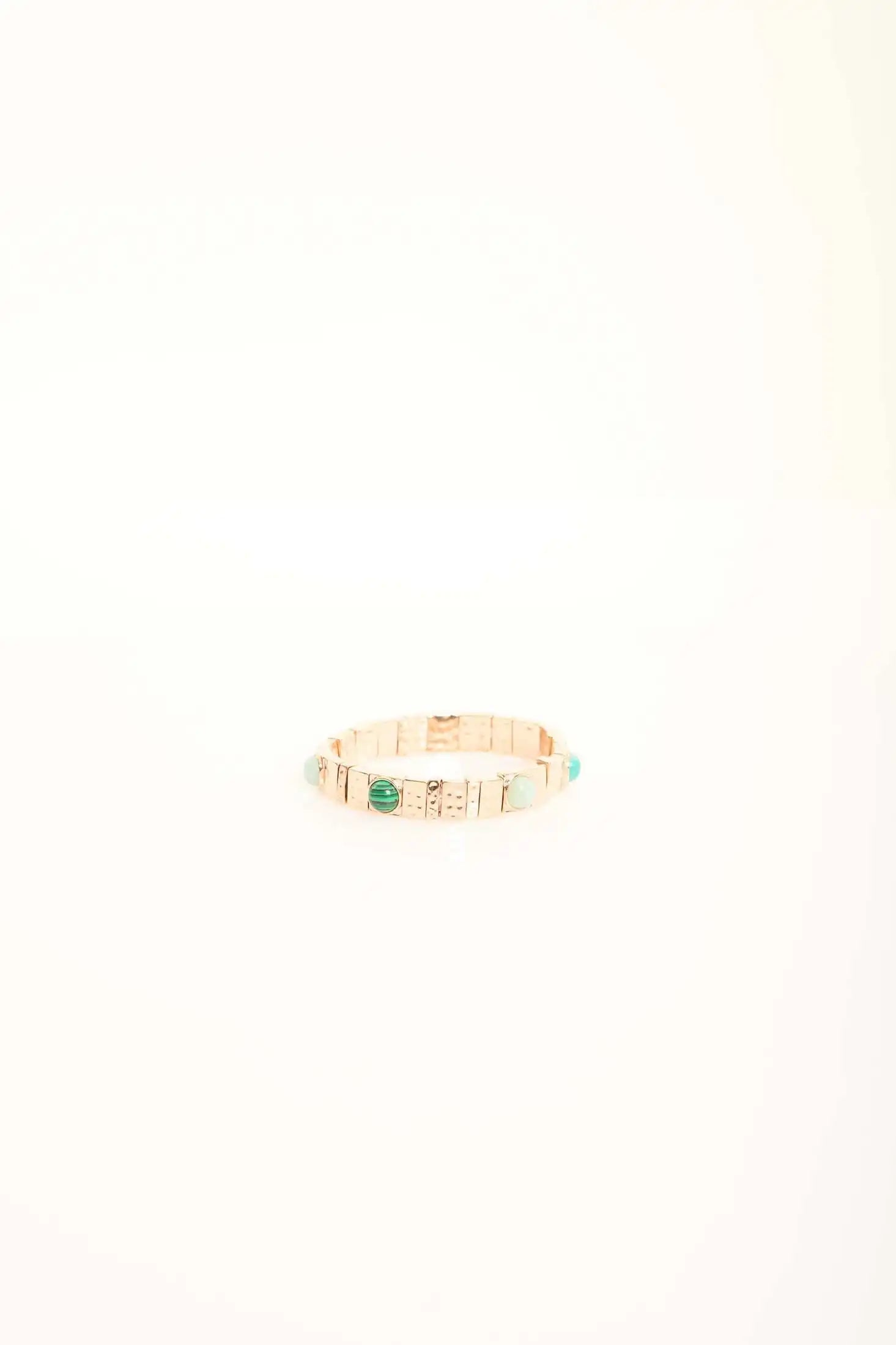 Stone Accent Metal Bracelet