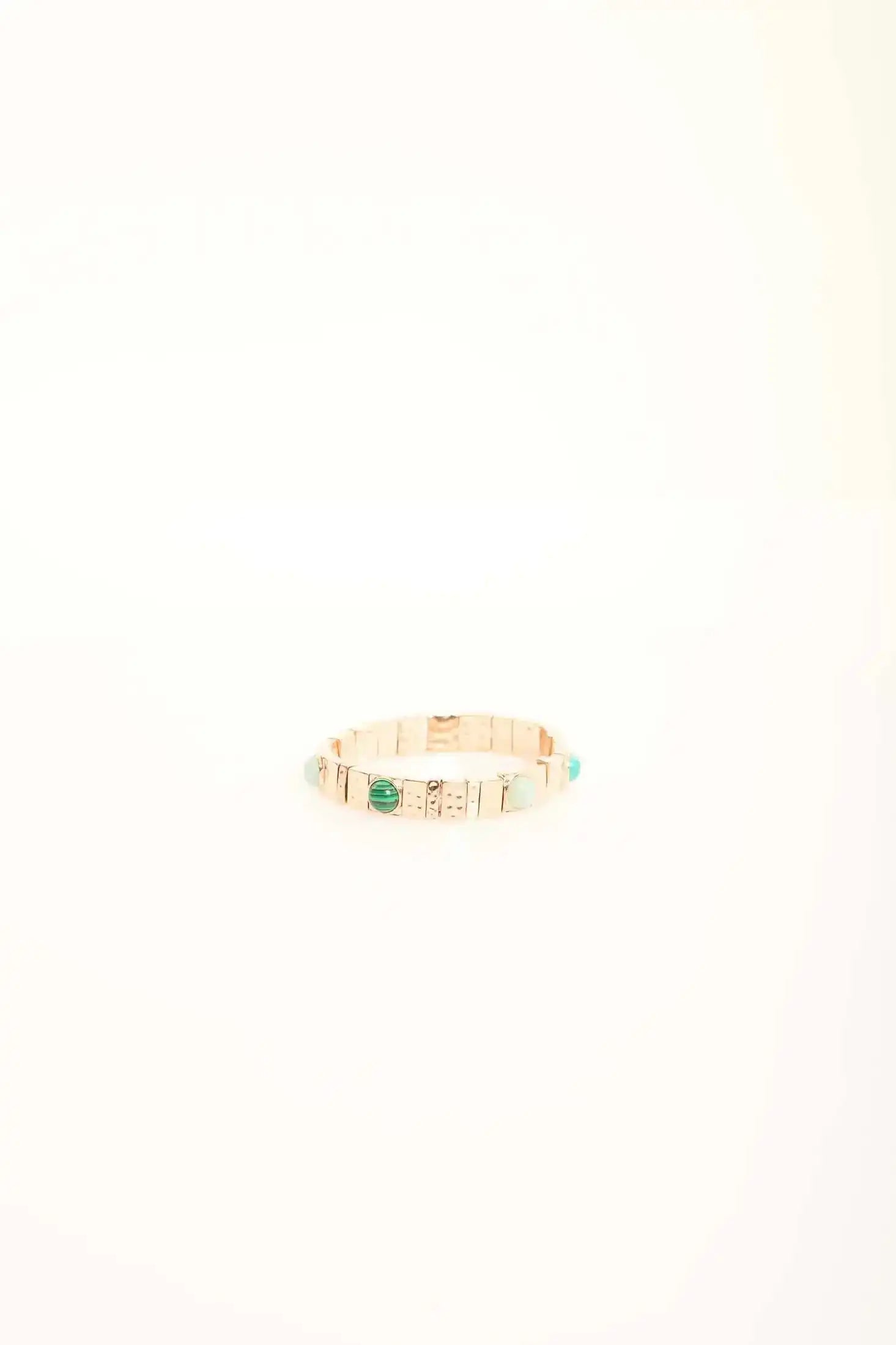 Stone Accent Metal Bracelet