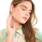 Sun Rays Shaped Earrings