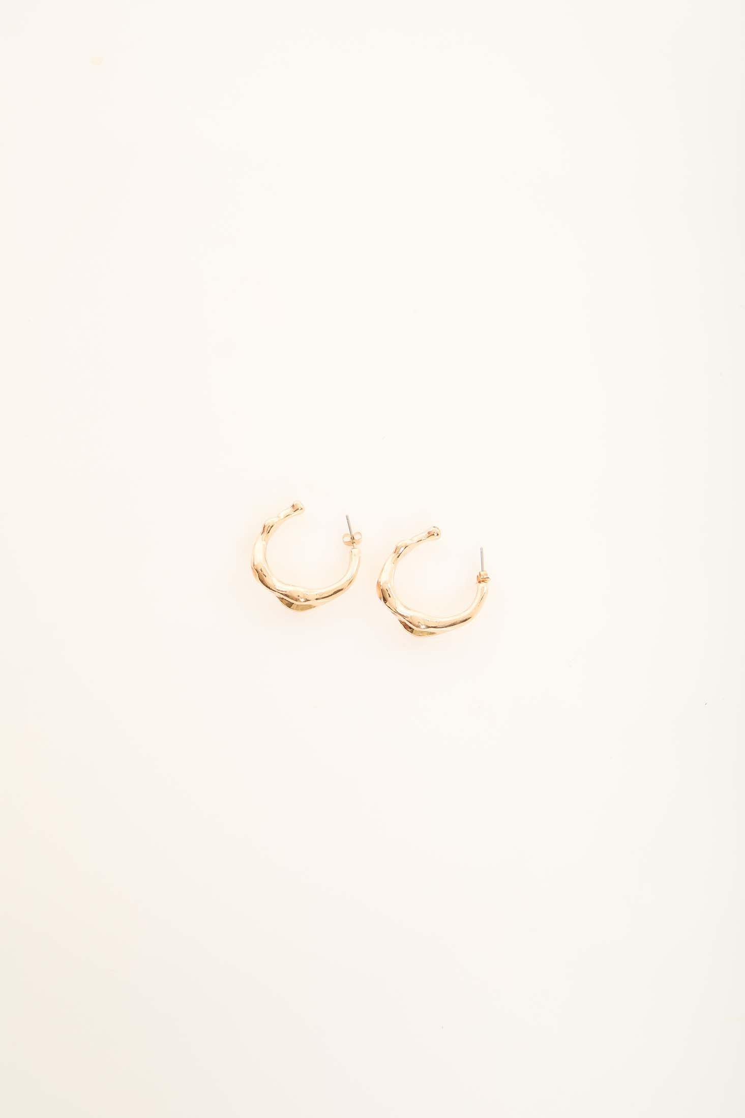 Twisted Hoop Earrings