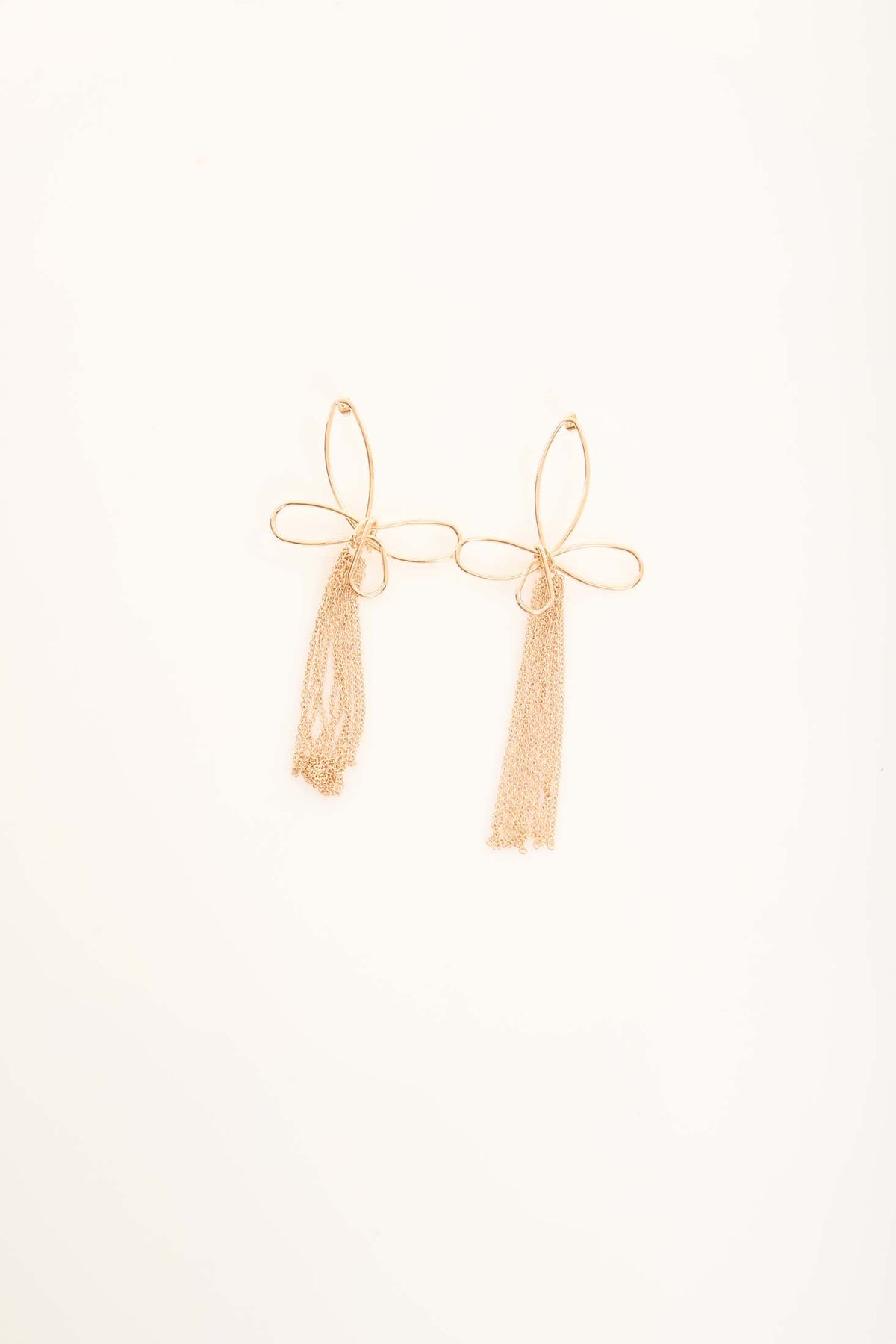 Butterfly Tassel Drop Earrings