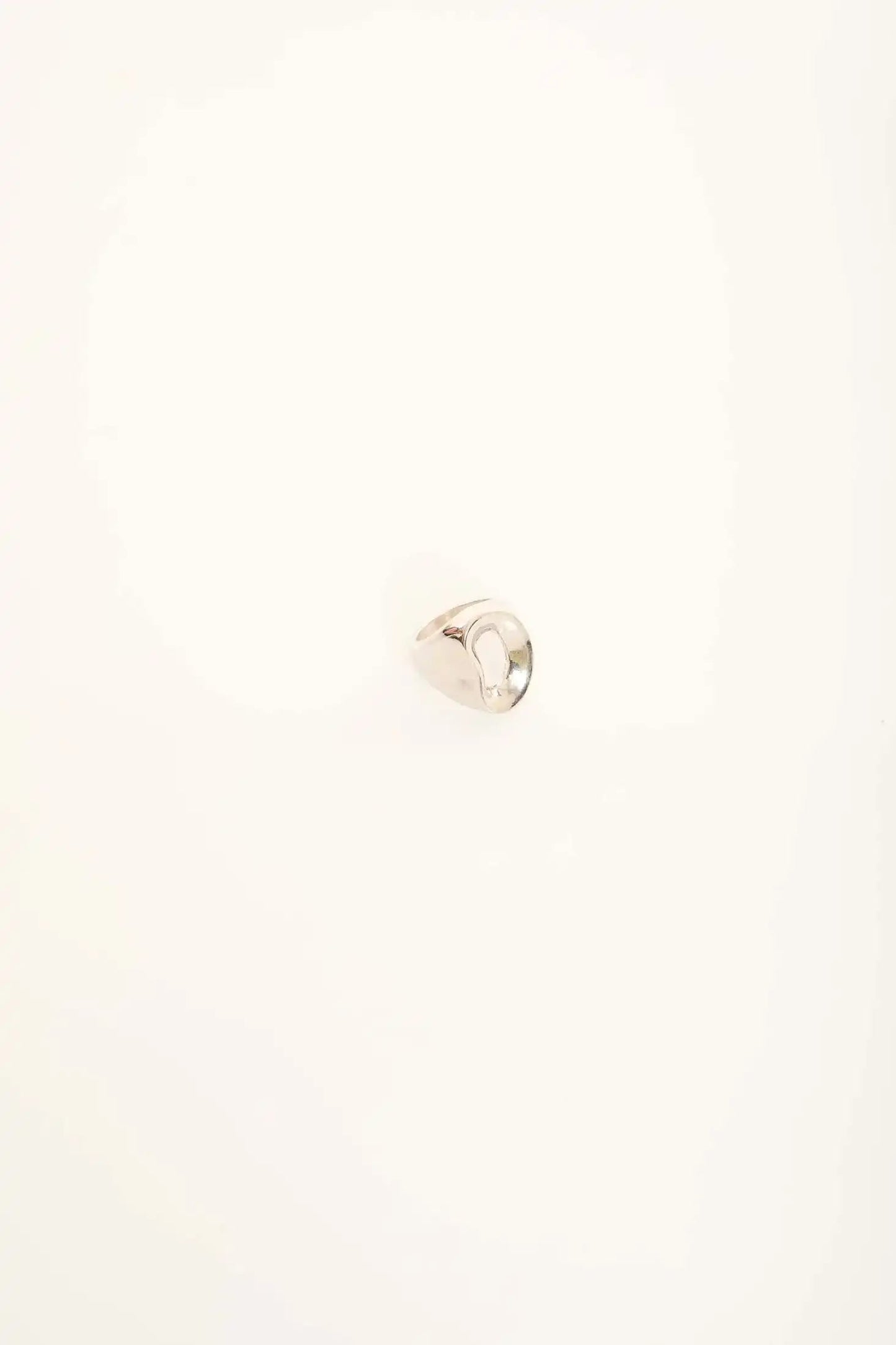Sculpted Irregular Hollow Statement Ring