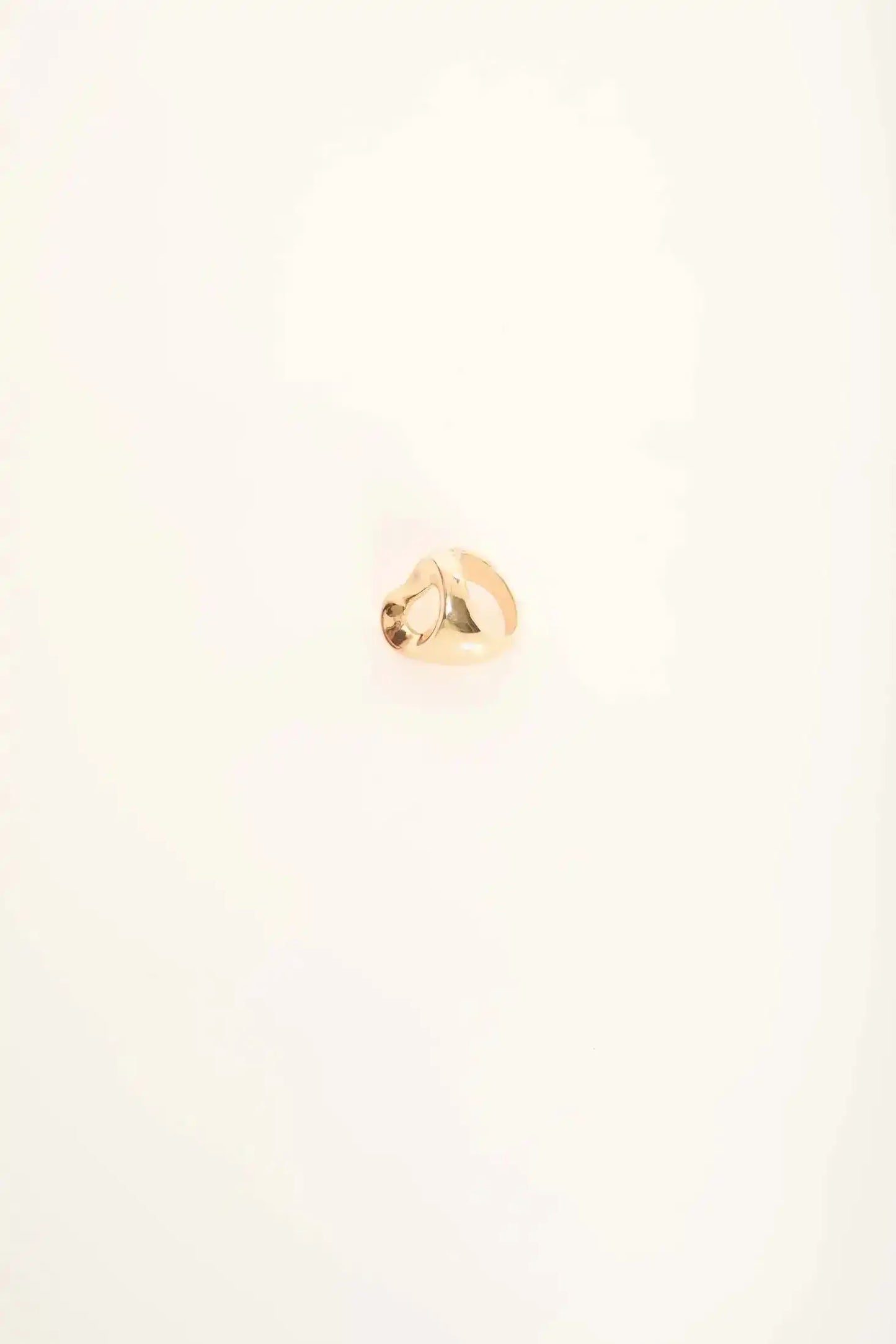 Sculpted Irregular Hollow Statement Ring