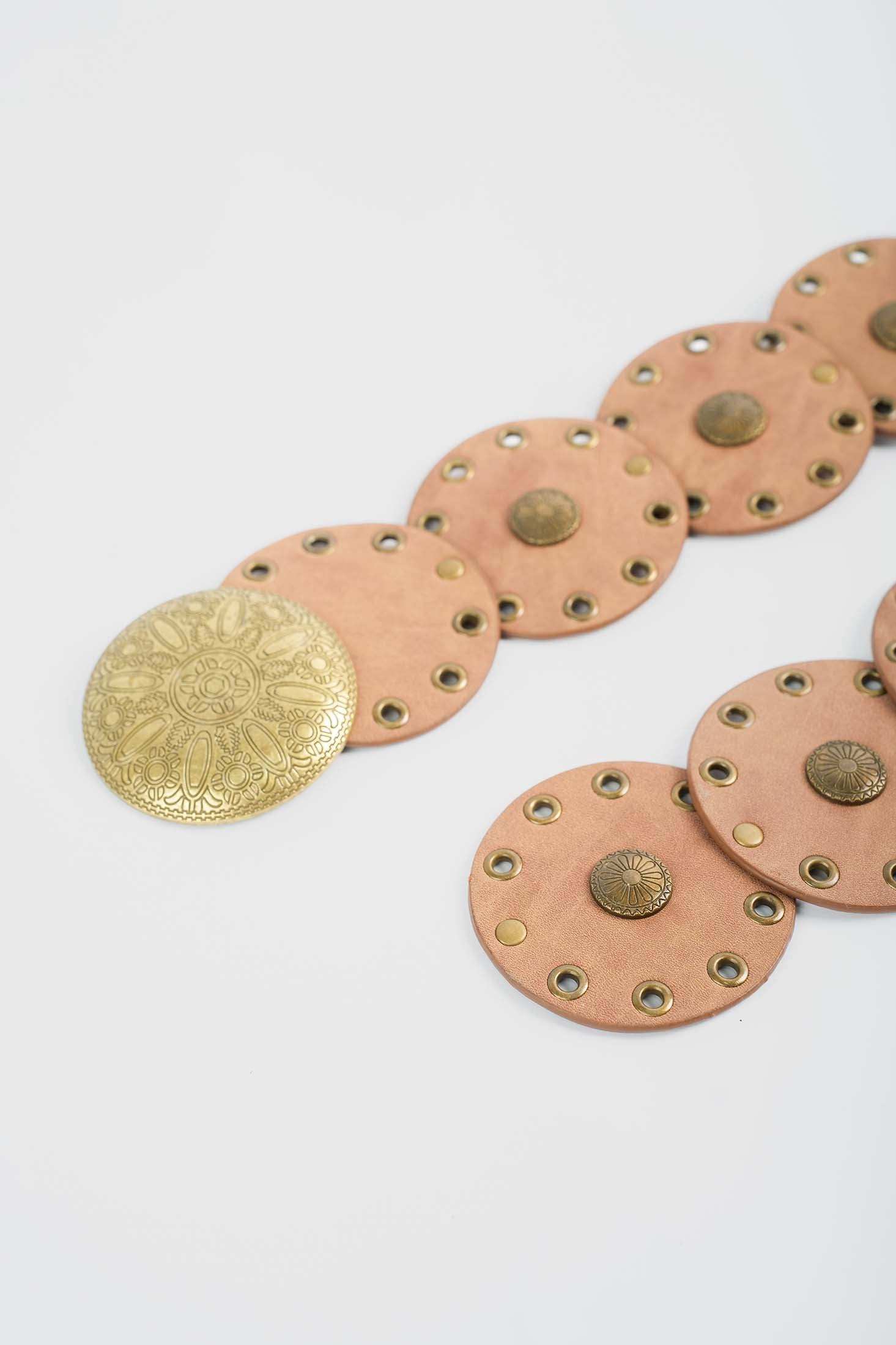 Vintage Medallion Circle Belt