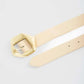 Modern Sculpted Buckle Belt