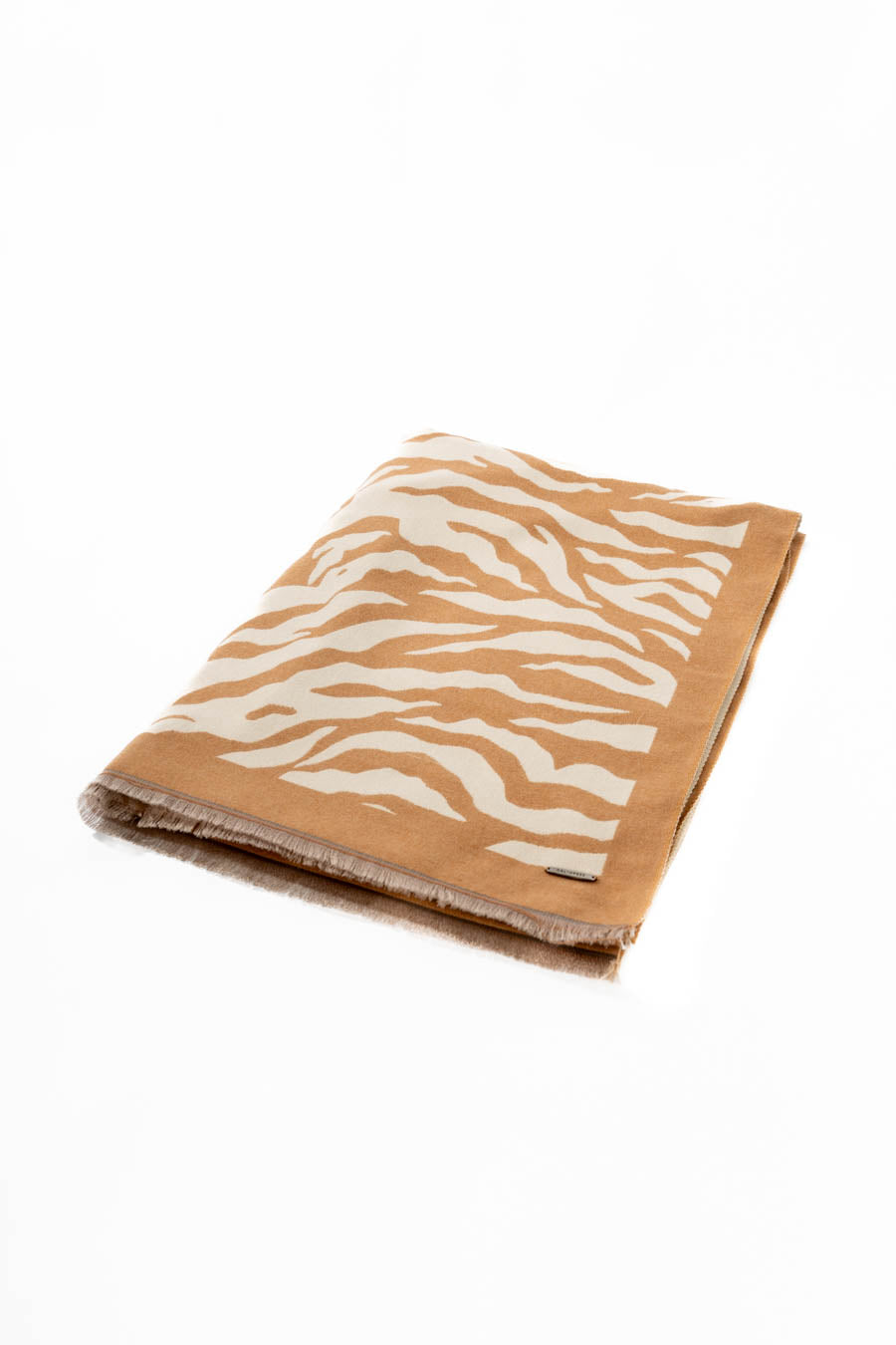 غلاف وشاح ناعم بنمط حمار وحشي قابل للعكس