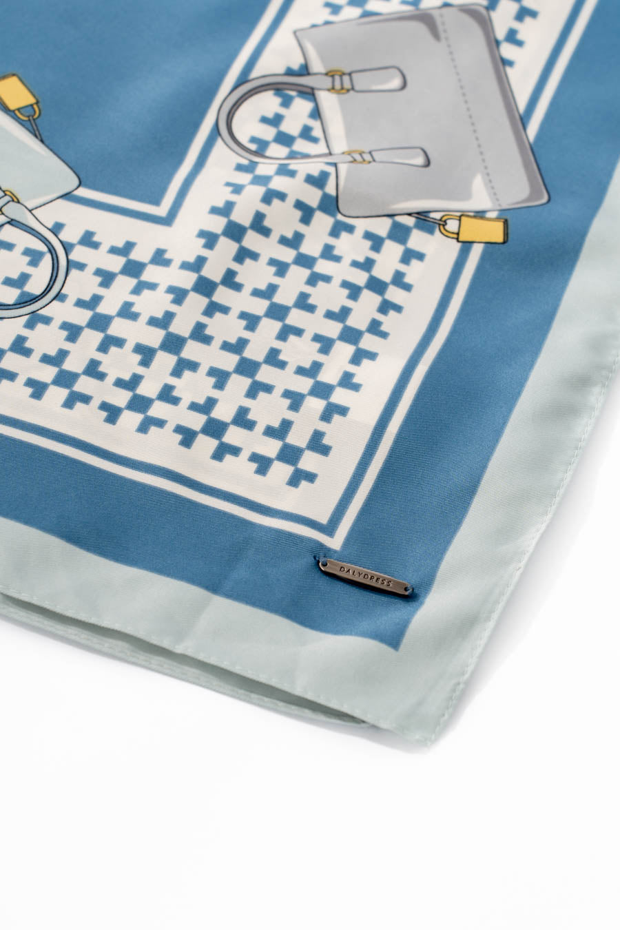 Square Printed Satin Scarf